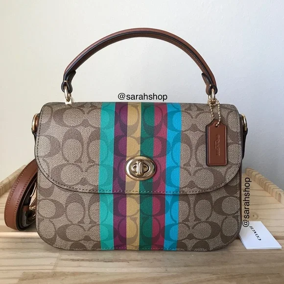 Colorblock Coach C1650 Coach Bags New Coach Marlie Top Handle